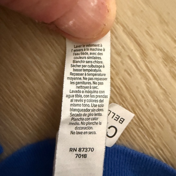 Bella + Canvas Creative Action Graphic Tee Blue Regular - Picture 8 of 10